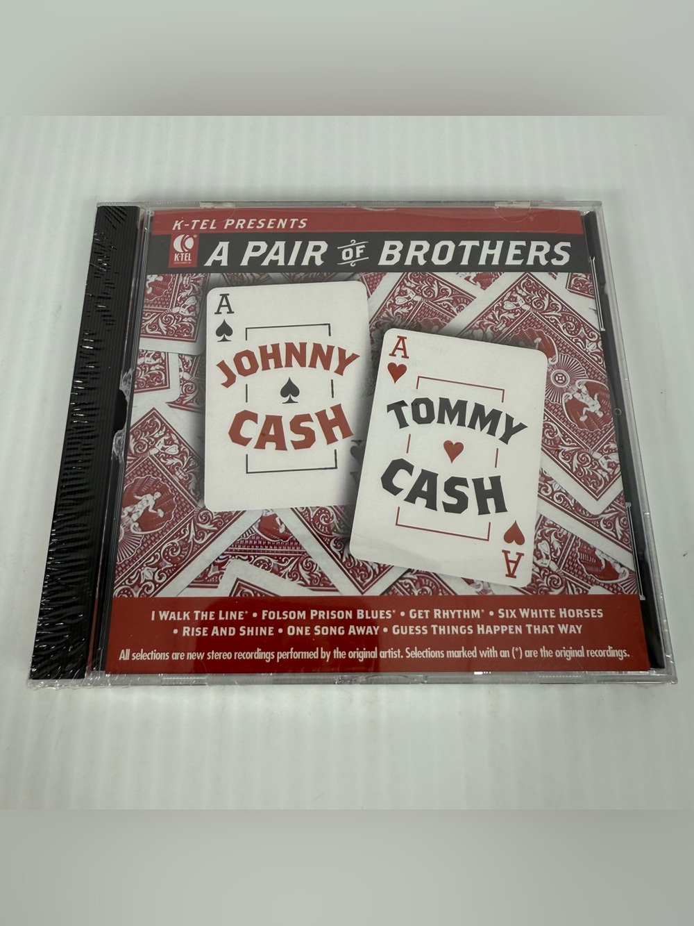 Johnny Cash And Tommy Cash A Pair Of Brothers Vtg 2004 K-Tel CD New Sealed